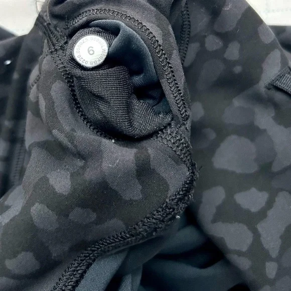 Lululemon Wunder Train High-Rise Crop 21" Incognito Camo Multi Grey size 6 - Picture 3 of 7